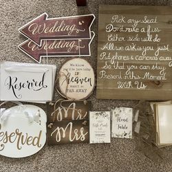 Wedding/Engagement Party/Bridal Shower Decor & Supply LOT