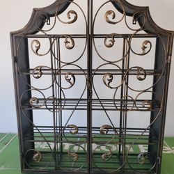 Metal Scroll Shelf