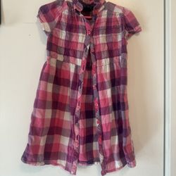 Girls Size 4/5 Flannel Dress