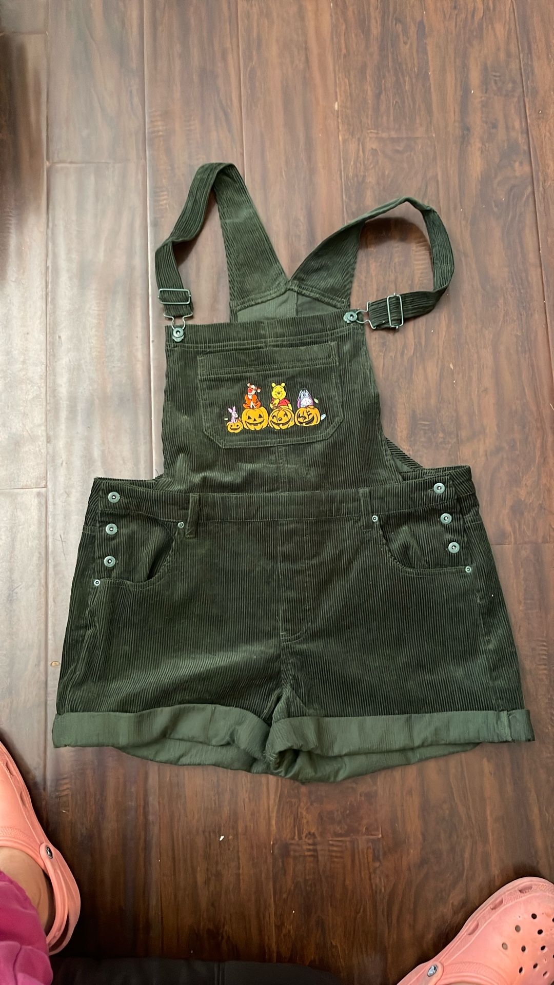 Disney Winnie The Pooh Halloween Corduroy Shortalls