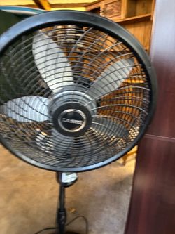 Lasko Black Pedestal Stand Fan
