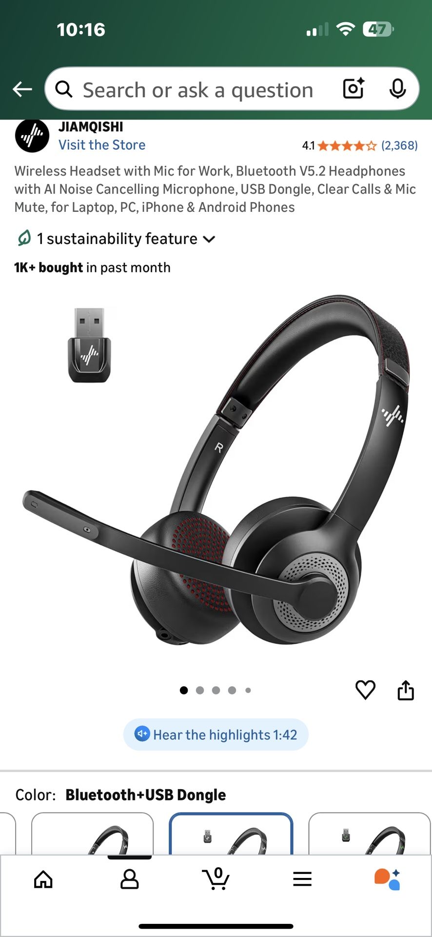 Wireless Headset with Mic