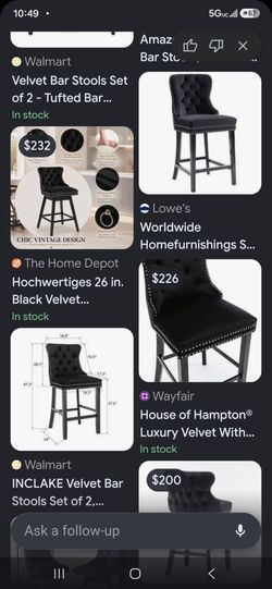 Bar stools/swivel