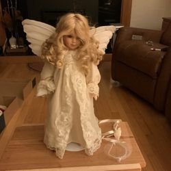 Angel Doll With Stand 16 Inches