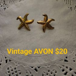 Vintage AVON Gold Earrings