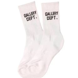 Gallery Dept. Unisex Crew Socks 3-Pack White