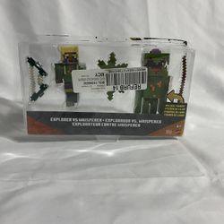 2021 Minecraft Mattel EXPLORER VS WHISPERER Deluxe Figure Sealed New