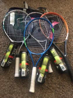 4 Tennis & Racquets Ball Brand New $40  (Upland)