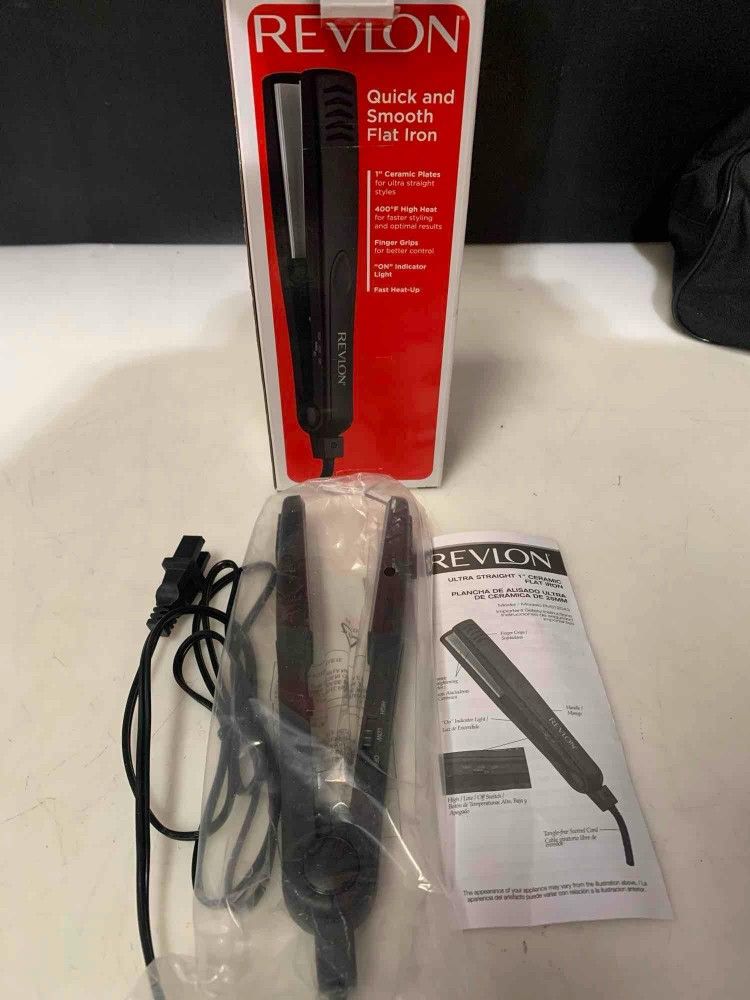 Revlon Straight Ceramic 1 Inch Plates Straightener