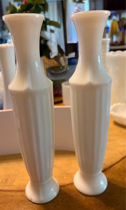Milk Glass Vases