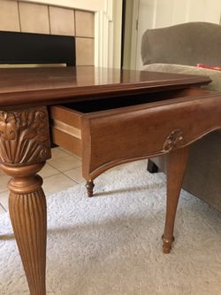 Side table or end table with French Provincial Styling