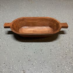 Wooden Dough Bowl