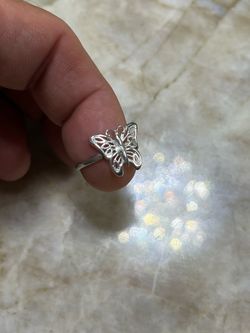 925 Sterling Silver Ring For Wedding Size 8