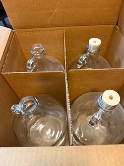 Home wine making with Gallon Glass Jugs Set of 4