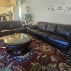 Cherry Brown Sofa Set