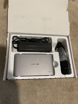 Monoprice Thunderbolt 3 Dual DisplayPort Docking Station with USB-C MFDP Support for non-Thunderbolt 3 Devices, with Thunderbolt 3 USB Type-C Cable (v