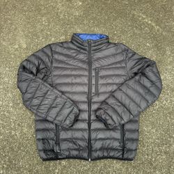 INC International Concepts Black Puffer Jacket Size L