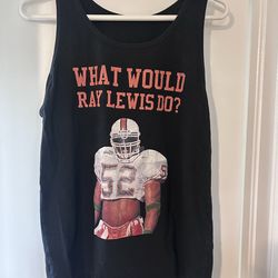 Rare Vintage #52 Miami Hurricanes Ray Lewis Tank Top See Pics For Size