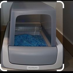 Postage Scoopfree Litter Box with Lid And Permanent Tray
