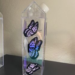 New Milk Carton Clear Bottles Add Your Name