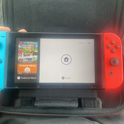 Nintendo Switch With Case And Games !