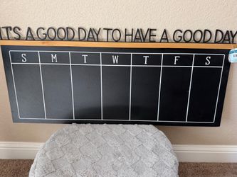weekly Chalk board