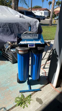 De-ionized water filtration