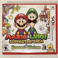 Mario & Luigi: Superstar Saga + Bowser's Minions (Nintendo 3DS, 2017)