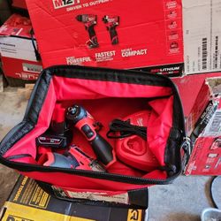 
Milwaukee
M12 FUEL 12-Volt Lithium-Ion Brushless Cordless Hammer Drill and Impact Driver Combo Kit w/2 Batteries and Bag (2-Tool) STORE PRICE $229