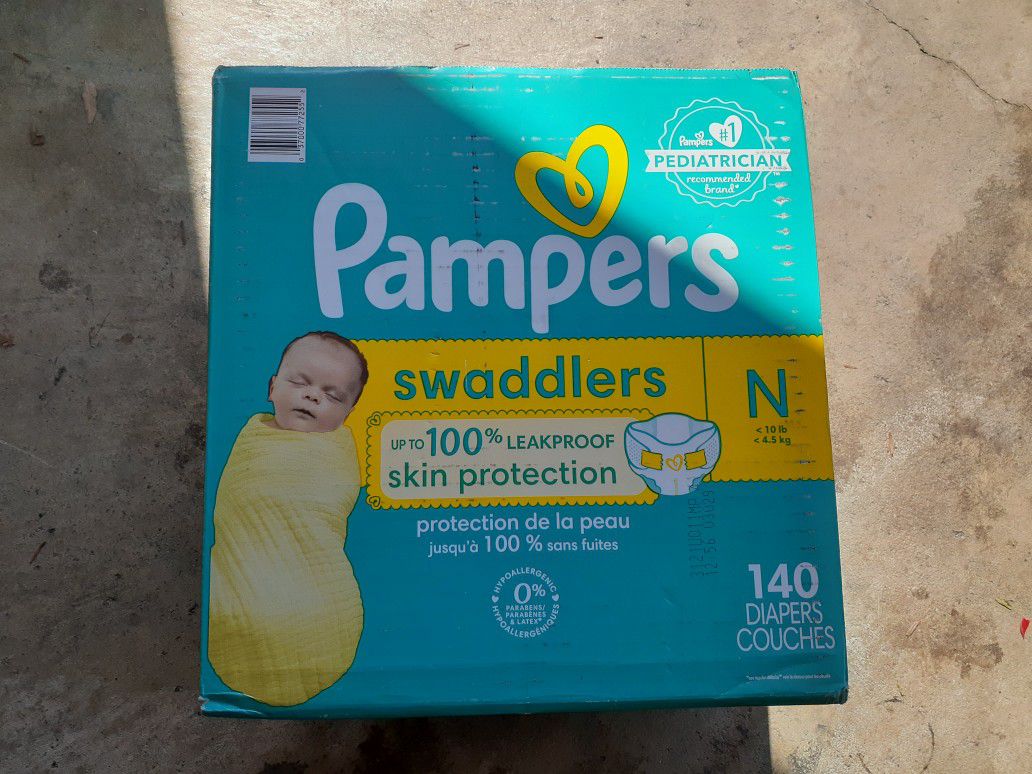 Pampers Newborn, 140 Count $30