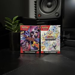 Brand New! Pokemon TCG Scarlet & Violet Prismatic Evolutions & Destined Rivals Booster Bundle 