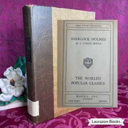 Sherlock Holmes by A. Conan Doyle, Undated Vintage Art-Type Edition Book