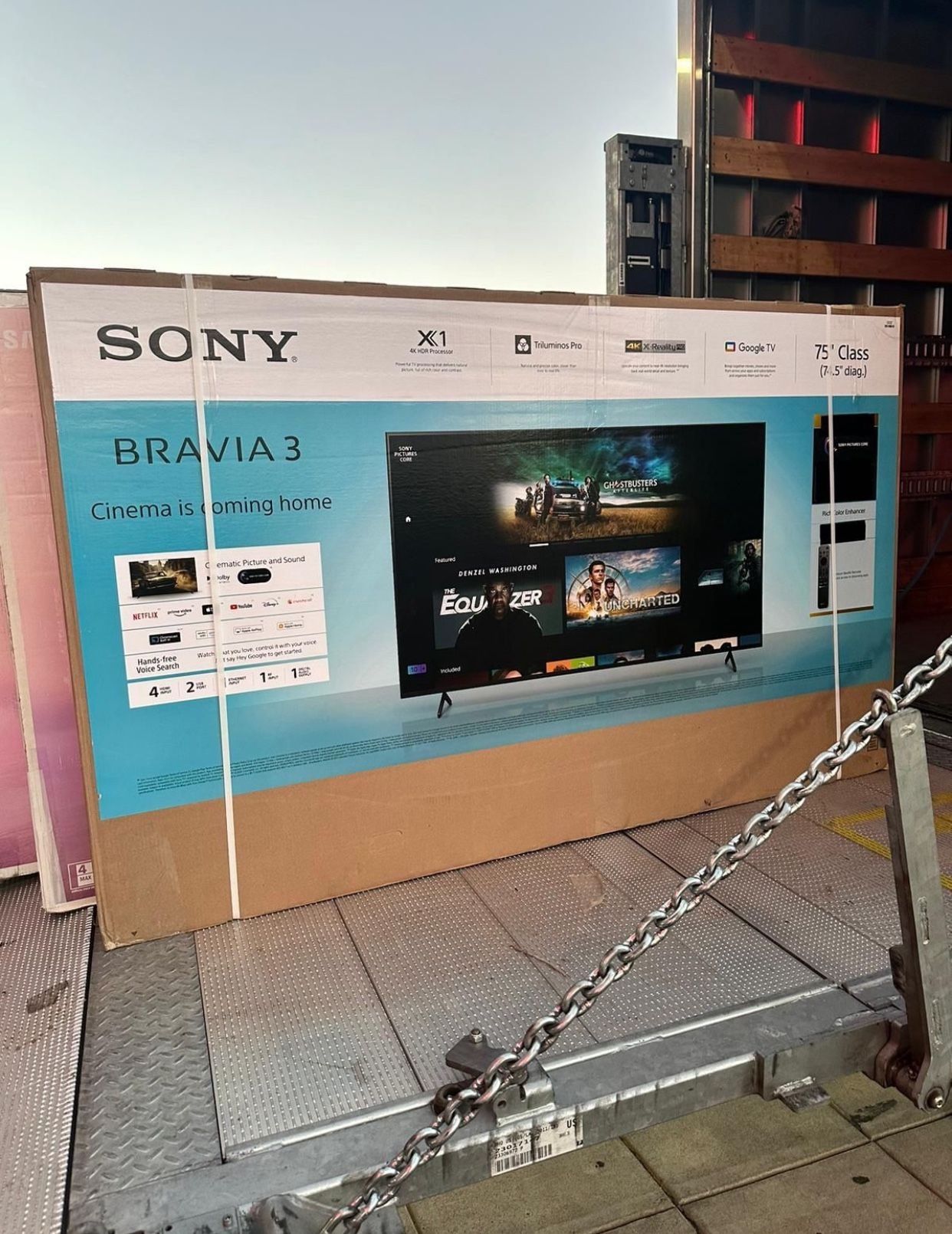 75" Sony Bravia 3 4K UHD Smart Tv