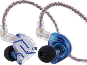 KZ ZS10 Pro, Linsoul 4BA+1DD 5 Driver in-Ear HiFi Metal Earphones Without Mic (Like New-Everything included)