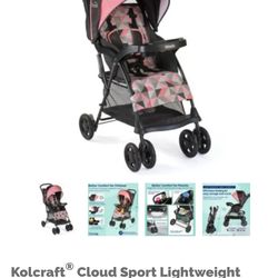 Kolcraft Cloud Sport Lightweight Stroller $60