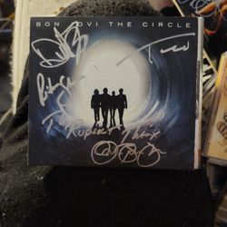 Autographed Jon Bon Jovi The Circle Cd Original Signed 