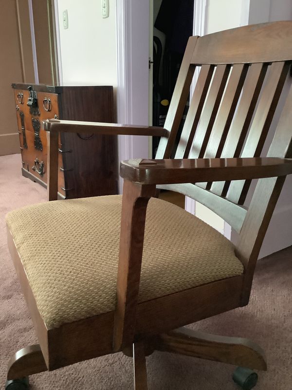 Mission Style Desk Chair Vintage For Sale In Seattle Wa Offerup