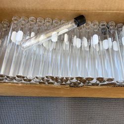 Pyrex Glass Tubes With Screw On Tops 