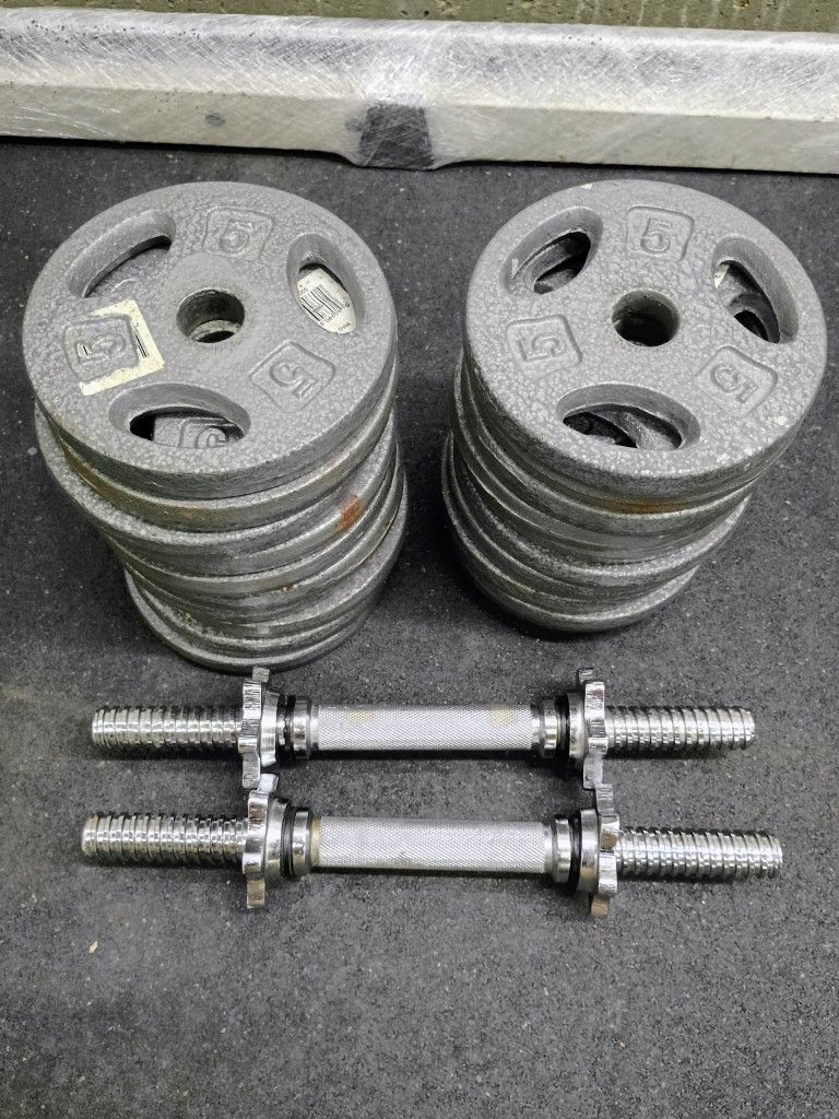 CAP Adjustable Dumbbell Set With 100 Lbs Of Weight Plates