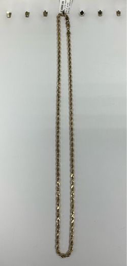 14K gold rope chain