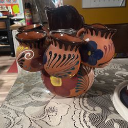 Terra Mexican cup & pitcher set