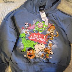 Toy Story Hoodie Sweatshirt Size 4T