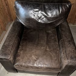 Couch W/ Ottoman Foot Rest