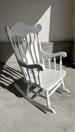 White Rocking Chair