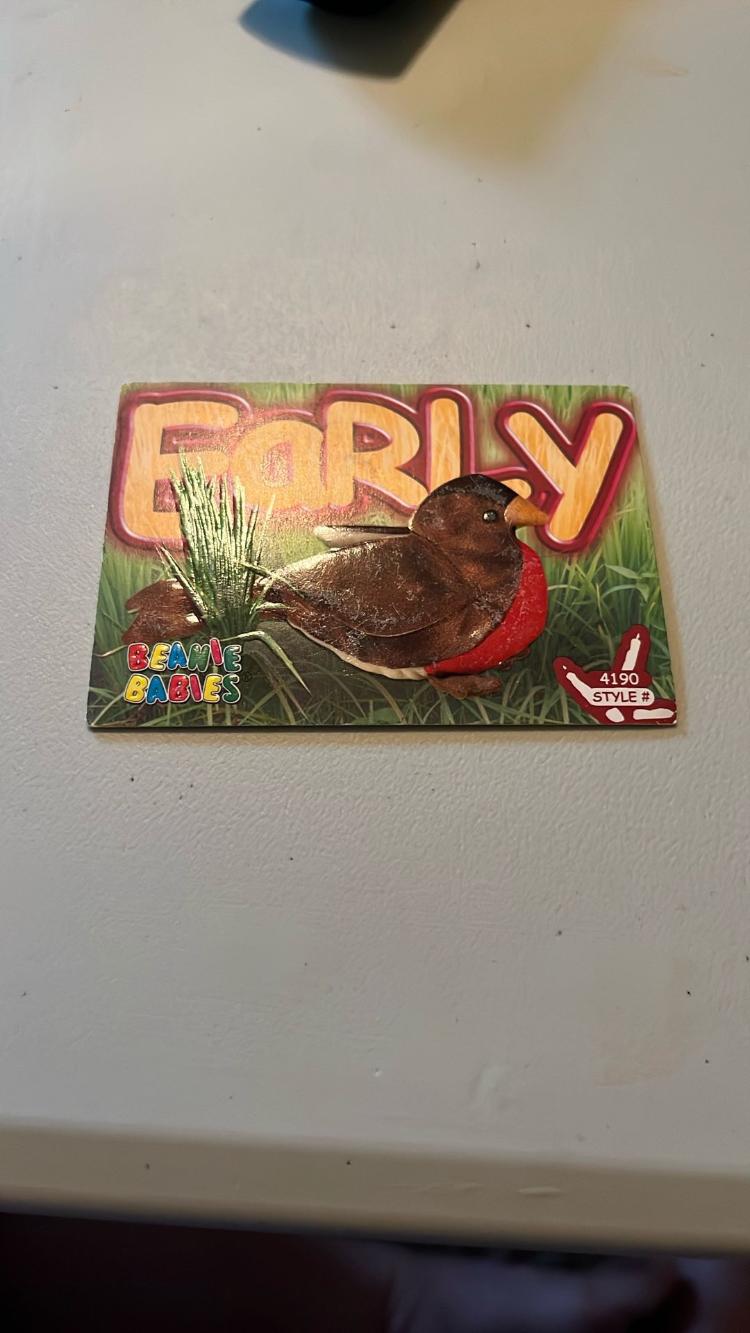 Ty Beanie Babies Series 1 1998 'Early The Robin