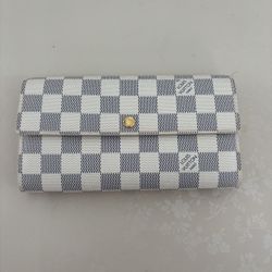 Louis Vuitton Louis Vuitton Damier Azur Portefeuille Sarah N63208 wallet 