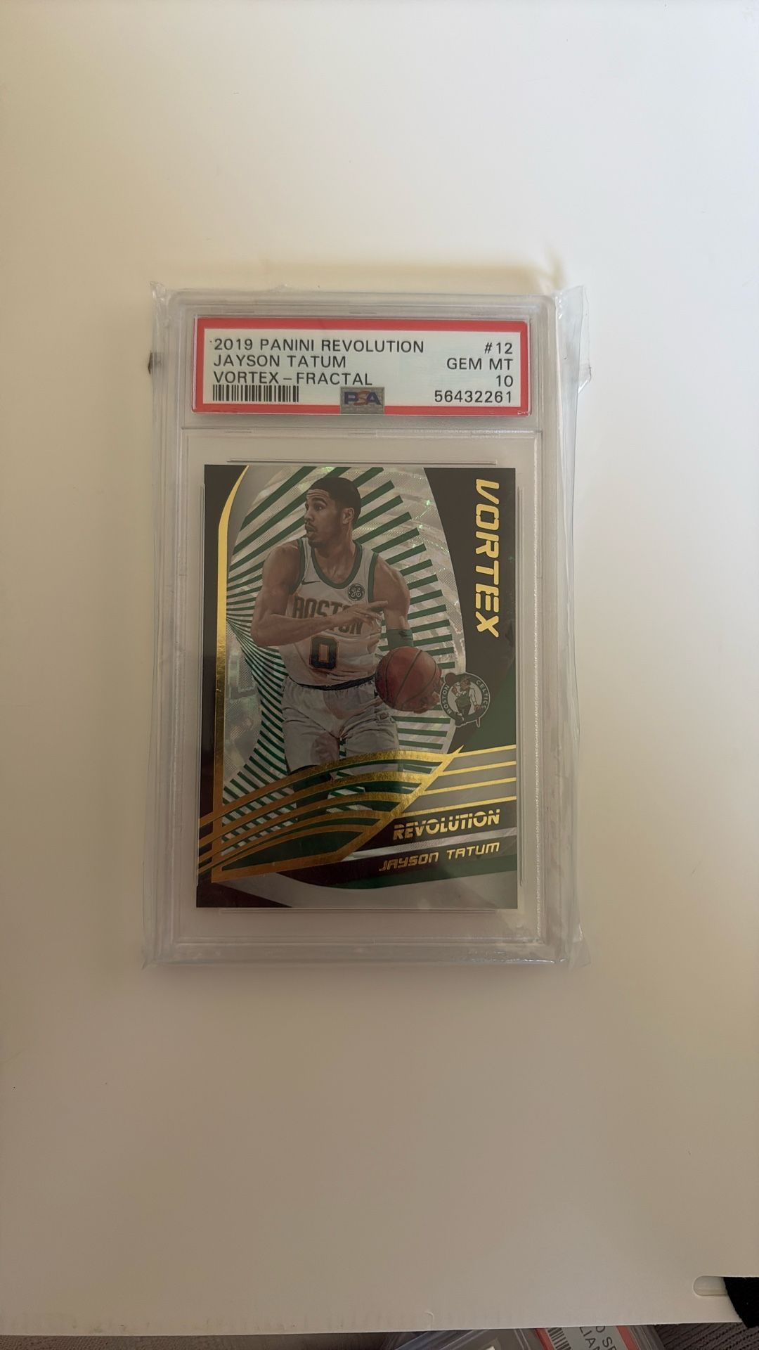 2019 Panini Revolution Jayson Tatum Vortex Fractal GEM💎 Mint