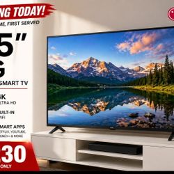 55” LG 4K Smart TV – $200. Delivered