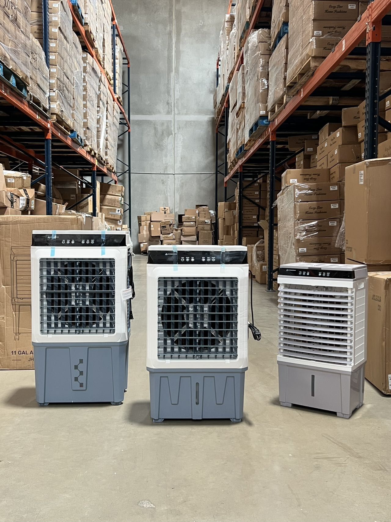 Evaporative Air Cooler, 3500 FM Swamp Cooler with 11 Gallon Remote