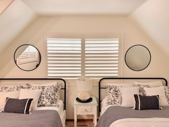 FREE Window Shutters (ESTIMATES & SAME DAY PRICING)- Premium Hard Wood, Plantation Style, Interior Window Treatments. Persianas de Madera. Se Habla Es